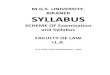 M.G.S. UNIVERSITY, BIKANER SYLLABUSrampurialawcollege.org.in/wp-content/uploads/2020/07/... · 2020-07-13 · Nature, advantages - unilateral character, principles of protection against