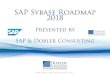 SAP Sybase Roadmap 2018 - Dobler · PDF file 6/6/2018  · Support for SAP ERP. ASE 16. Scale, Speed. Security • Scale-up on large SMP systems ... ASE Memscale is a suite of ASE