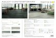 ASCOT CONTEMPORARY€¦ · ASCOT CONTEMPORARY GLAZED PORCELAIN Nominal Sizes Colours Decors and Special Pieces Special instructions White Silver Grey Anthracite 18x36 Rectified 12x24