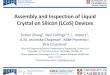 Crystal on Silicon (()LCoS) Devicesproxy.siteo.com.s3.amazonaws.com/€¦ · Assembly and Inspection of Liquid Crystal on Silicon (()LCoS) Devices Zichen Zhang1, Neil Collings1,*,