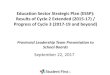 Education Sector Strategic Plan (ESSP): Results of Cycle 2 ... · Education Sector Strategic Plan (ESSP): Results of Cycle 2 Extended (2015-17) / Progress of Cycle 3 (2017-19 and