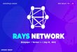 RAYS NETWORK · “Bulletproofs are short non-interactive zero-knowledge proofs that require no trusted setup. A bulletproof can be used to convince a verifier that an encrypted plaintext