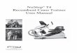 NuStep T4 Recumbent Cross Trainer User Manual · Trainer, an eﬀ ective way to im-prove cardiovascular and overall ﬁ tness. The NuStep sets a new standard for total body exercise