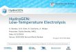 HydroGEN: Low-Temperature Electrolysis · 2018-06-25 · Low-Temperature Electrolysis Project ID # PD148A . This presentation does not contain any proprietary, ... 6x Analysis . 14x