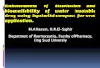 M.A.Hassan, H.M.El -Saghir Department of Pharmaceutics ... · M.A.Hassan, H.M.El -Saghir ... King Saud University. Introduction. Nimesulide, a non-steroidal anti-inflammatory drug