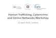 Human Trafficking, Cybercrime and Online Networks Workshop · Coded responses RECRUITMENT: job offers, dating websites, social networking websites, online newspaper classifieds, sexual
