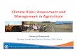 Climate Risks: Assessment and Management in …Assessment 1. Participatory and experiential learning and future climate impacts, risks and vulnerabilities Monitoring and Planning for