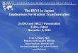 The BEVI in Japan: Implications for Student …The BEVI in Japan: Implications for Student Transformation JASSO and MEXT Presentation Tokyo, Japan December 8, 2016 Craig N. Shealy,