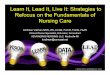 Learn It, Lead It, Live It: Strategies to Refocus on the ...vollman.com/pdf/LearnItLeaditRefocusonFundemtentals09 25 2019.pdfComfort-related activities ... related activities Interaction-related