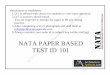 NATA PAPER BASED TEST ID 101 - Architecture Aptitude · NATA PAPER BASED TEST ID 101 Q-1 is offered with choice for students to view more questions 2. Q-2 is memory sketch based