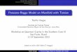 Ponzano-Regge Model on Manifold with Torsion · Introduction and Motivation Discrete torsion and simplicial action Ponzano-Regge model Final remarks Key features of Weitzenb ock spacetime