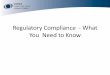 Regulatory Compliance - What You Need to Kno · John is a frequent speaker on regulatory compliance trends, BSA/AML, compliance management, advertising compliance and website compliance