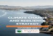 CLIMATE CHANGE AND RESILIENCE STRATEGY · council’s practices and development of community and environmental resilience to climate change. This Strategy draws from and builds upon