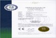 acfdserver.com Infinity... · TECßW liû Applicant Address Product Trademark Model(s) Manufacturer Address Test Report VERIFICATION OF CONFORMITY Certificate No.: CTL1811096019-EC