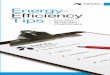 (Energy-Efficiency Tips, continued) Hot and Cold Water ... · Energy-Efficiency Tips For Our Business Customers Hot and Cold Water Systems • Set thermostat(s) at 110 degrees or