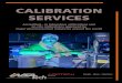 Calibration Laboratory Services - Insatech · On account to the fact that we perform all repairs and calibrations in our own workshop, we are able to minimize the delivery time. If