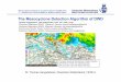 The Mesocyclone Detection Algorithm of DWD · D.S. Zrnic, D.W. Burgess and L.D. Hennington Automatic Detection of Mesocyclonic Shear with Doppler Radar J. Atmos. Oceanic Technol.,