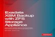 Exadata X8M Backup with ZFS Storage Appliance€¦ · 8 WHITE PAPER / Exadata X8M Backup with ZFS Storage Appliance INTRODUCTION Database, system, and storage administrators are faced