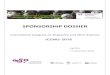 SPONSORSHIP DOSSIER - ICVV · SPONSORSHIP DOSSIER International Congress on Grapevine and Wine Sciences ICGWS-2018 Logroño, 7-9 November 2018 . 2 Technical Secretary ... The organizer