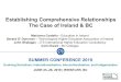Establishing Comprehensive Relationships The …...JUNE 23–26, 2019 | WHISTLER, BC Establishing Comprehensive Relationships The Case of Ireland & BC Marianna Costello - Education