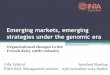 Emerging markets, emerging strategies under the …...associations to favour legitimacy of breeding activities and meet users’ needs Risks: loss of breeders’ implication, loss