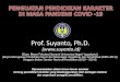 Prof. Suyanto, Ph.D. · 2020-07-22 · Prof. Suyanto, Ph.D. () Dipresentasikan dalam forum-forum seminar tentang pendidikan karakter yang diselenggarakan oleh berbagai institusi dan