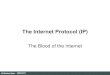 The Internet Protocol (IP) · Subnetting, VLSM ... Presentation Session Transport Network Link IP over Internet Protocol (IP) TCP (Transmission Control Protocol) ATM RFC 1483 IEEE