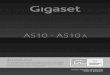 ¡Enhorabuena!...Gigaset A510-A510A / USA es / A31008-M2202- R301-1-3S19 / Cover_front.fm / 24.08.2011 ¡Enhorabuena! Con la compra de un Gigaset has elegido una marca comprometida