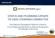STATUS AND PLANNING UPDATE TO FGDC STEERING COMMITTEE · 23/3/2017  · Organizations for FGDC Partner Agencies Auto-generate URIs for globally persistent identifiers out-of-the-box