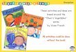 “Oliver's Vegetables” - White Rose Maths · Reception These activities and ideas are based around the “Oliver's Vegetables” series by Vivian French. All activities could be