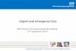 Urgent and Emergency Care - NHS Dorset CCG...2018/07/10  · Urgent and Emergency Care NHS Dorset CCG Governing Body meeting 17 th September 2014 Supporting people in Dorset to lead