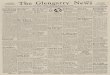 The Glengarry · ALL THE NEWS OF GLENGARRY. FOR GLENGARRIANS The Glengarry ALL THE NEWS OF GLENGARRY FOR GLENGARRIANS j THE FINEST WEEKLY NEWSPAPER IN EAS TERN ONTARIO VOL. LI—No