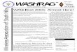 WASHRag February 2001Hamfest flyer with more details can be found on Page 10 Now, THAT was a Contest! The First Annual WASH 2M FM Simplex Contest was an overwhelming success! The turnout