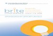 SPONSORSHIP OPPORTUNITIES€¦ · Sponsorship Opportunities The BRITE Conference is hosted by Columbia Business School’s Center on Global Brand Leadership. BRITE is a global series