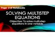 Multi-Step Equations Notes - Bayside Inn€¦ · Microsoft PowerPoint - Multi-Step Equations Notes Author: benettee Created Date: 9/20/2019 3:48:32 PM 