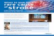 rare cause strokebelgianstrokecouncil.be/wp-content/uploads/2015/01/ESOC... · 2018-08-16 · Wednesday 16 May 2018 When to look for a rare cause of stroke Chair: Prof. Ricardo Reisin