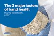 The 3 major factors of hand health - Kimberly-Clark€¦ · The ins and outs of risk assessment and exposure management Processes that protect Analysing hand health procedures in