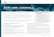 ALERT LOGIC ESSENTIALS · Alert Logic Essentials provides visibility across your environments (cloud, on-premises, or hybrid), and helps you identify the remediation steps required