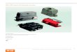 IP68, IP65 Hoods and Housings overview · 2016-03-03 · H3A INCLUDE METAL AND PLASTIC SHELLS H3A6 LEVERS INCLUDE METAL, PLASTIC AND STAINLESS STEEL H3A metal hoods, housings Metr