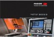 CNC 8055 RU - Fagor Automation · 2013-05-20 · 9 CNC 8055 Подготовка детали Fagor Automation предлагает циклы измерения, которые помогают