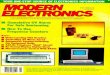 MAGAZINE ELECTRONICS COMPUTER …...Microprocessor Control With BASIC "Smart" Therm )meter Accessory (p. 38) 0 11 74820 11 08559 05 SunGuard Alerter For Safe Sunbathing (p. 22) Apple's