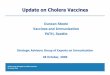 Update on Cholera Vaccines...All age groups 68% Randomized, placebo-controlled study – >67,000 young children / adults enrolled – Two doses of vaccine Results – Safe and immunogenic