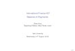 Balance of Payments - Zhen Huo · PDF file 2020-01-31 · Balance of Payments Accounting: Records International Transactions Current Account: records trade transactions and income