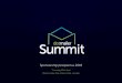 Sponsorship prospectus 2018 - dotdigital Summit · 2 dotmailer Summit prospectus Welcome We’re excited to announce the dotmailer Summit is set to return for a second year, taking