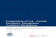 Compendium of U.S. - Canada Emergency Management ......On October 20, 2009, the United States and Canada held the first meeting of the Consultative Group established under the U.S.-Canada
