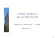 Artiﬁcial Intelligence and Economic Growthchadj/slides-ai.pdf · AI, Organizations, and Wage Inequality • Usual story: robots replace low-skill labor, hence ↑ skill premium