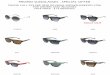 PROMO SUNGLASSES - SPECIAL OFFER...promo sunglasses - special offer please call 323-589-7828 or email info@sharkeyes.com for orders and inquiries sale price - $12.00/dozen sold out