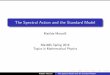 The Spectral Action and the Standard Modelmatilde/SlidesSMNCGSpectralAction.pdf · 2016-01-16 · The spectral action functional Ali Chamseddine, Alain Connes, The spectral action