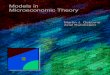 Models in Microeconomic Theory ('He' Edition) · ˜˚˛˝˙ˆˇ˘ ˇ˜˘ ˚˝ ˚ ˚ ˘ ˇ ˝˚ Models in Microeconomic Theory covers basic models in current microeconomic theory