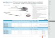 LIVE13 ProSense Temperature Sensors:2007 mt sensors ...control.sdindustrial.com.mx/especificaciones/psthermoprobeslch.pdf · Standard duty threaded thermowell with 1/2 inch NPT male